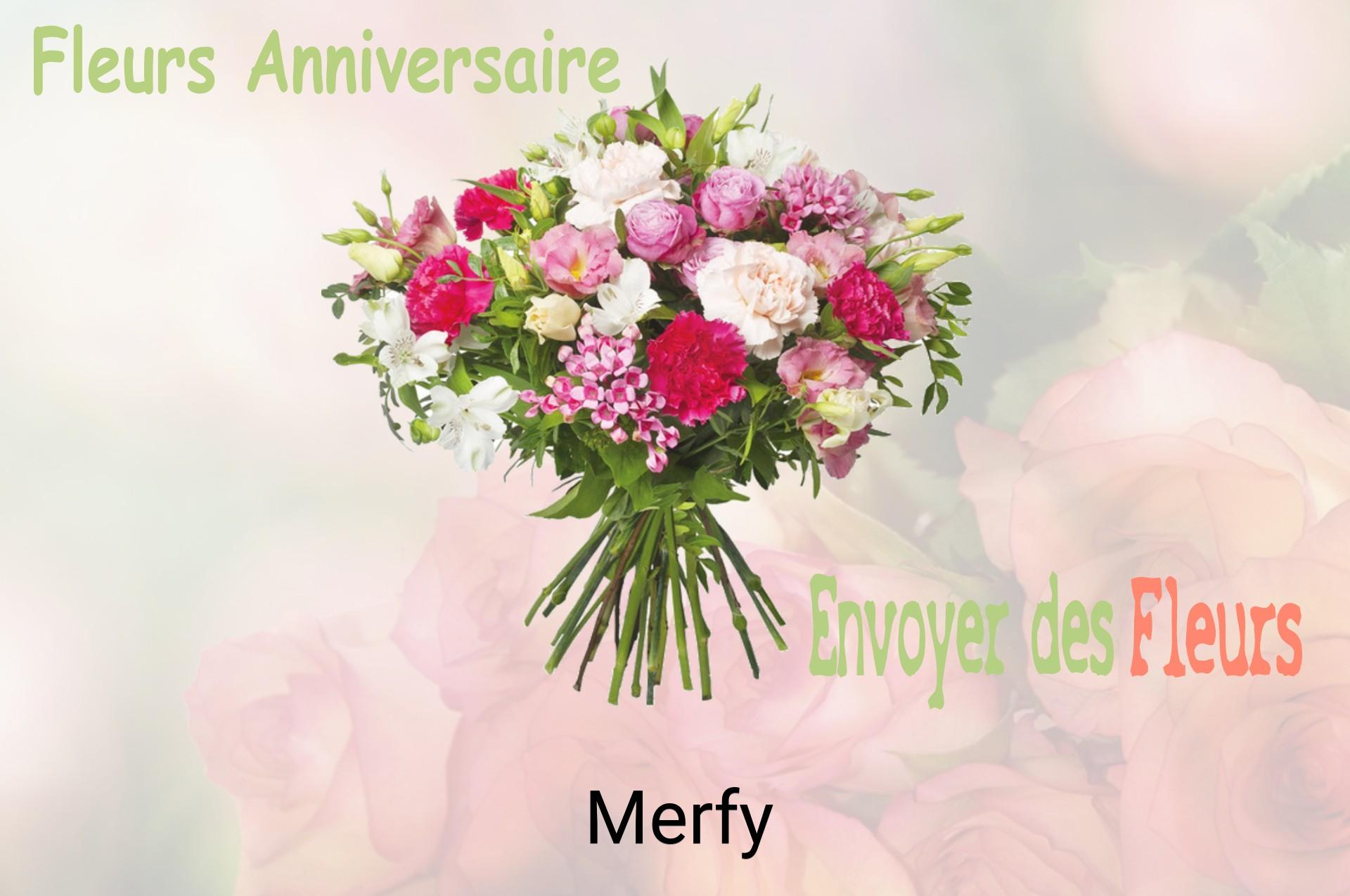 Bouquet de fleurs d’anniversaire livré à Merfy